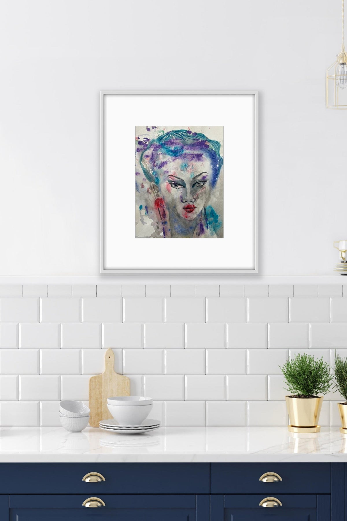 Purple Dream – Original Watercolor, 11x14 (27.9 x 35.6 cm)