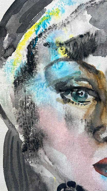 Shadow and Bloom 11 x 14 inches (28 x 36 cm) |Watercolor on paper 2025