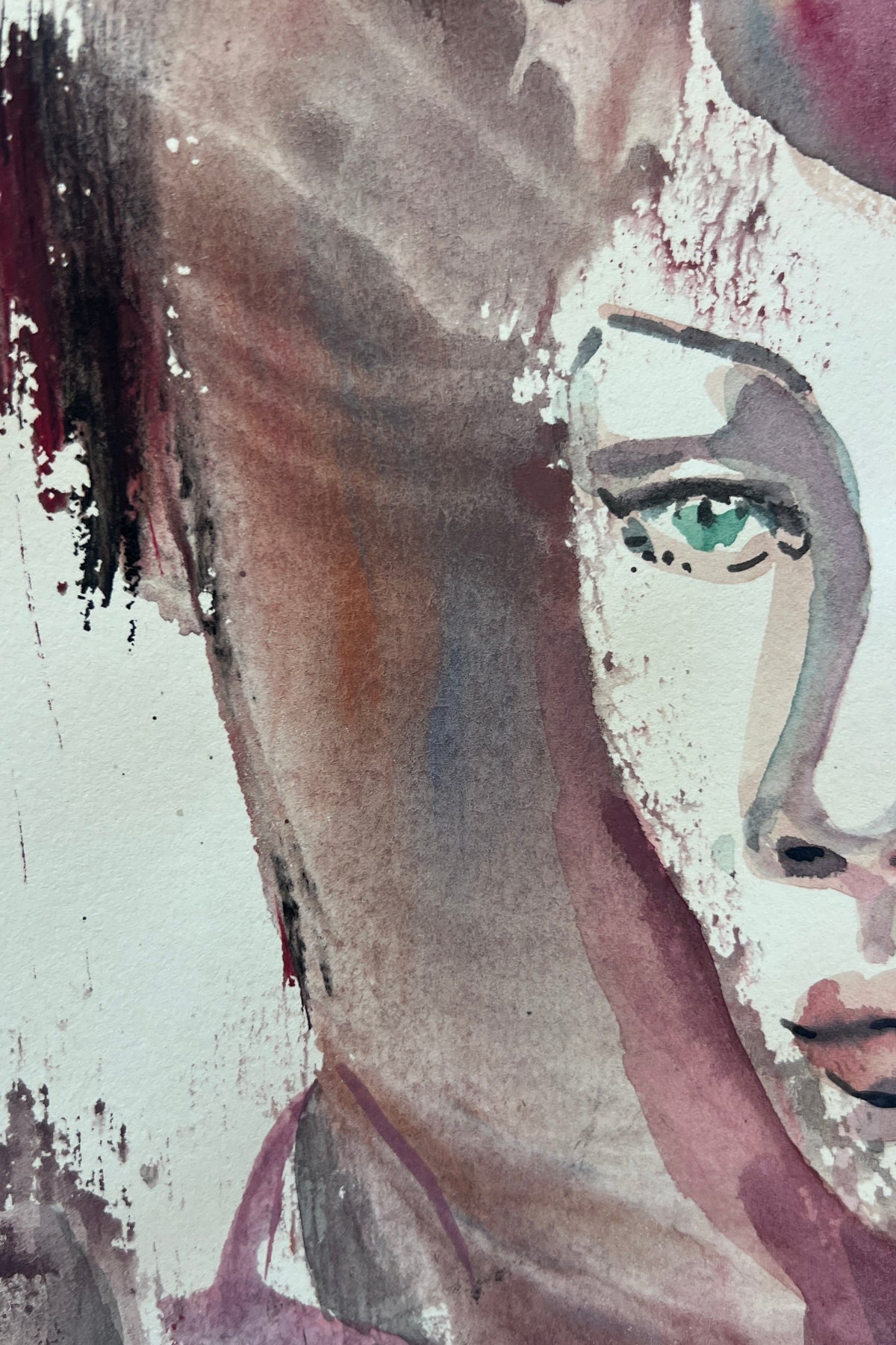 Companion – Original Watercolor, 9x12 (22.9 x 30.5 cm)