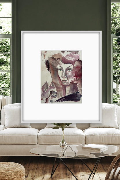 Companion – Original Watercolor, 9x12 (22.9 x 30.5 cm)