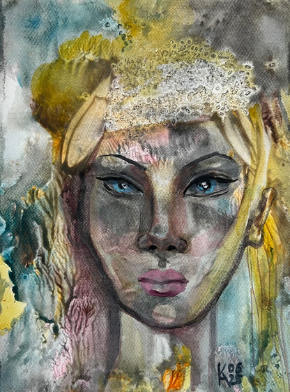 "Golden-haired"