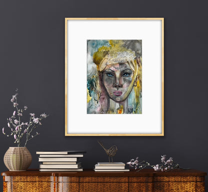 "Golden-haired"