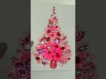 Christmas tree #2617 5x7, original painting