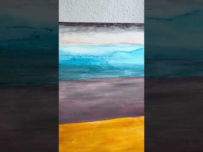 Original Acrylic Painting "A Woman Who Loves and Waits" 36x48 in, Large Canvas Wall Art, 2024